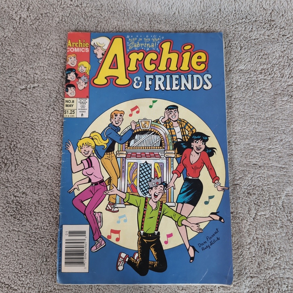 Archie & Friends No 8 May 1994 Sabrina the Teenage Witch Dan Parent Comic Book